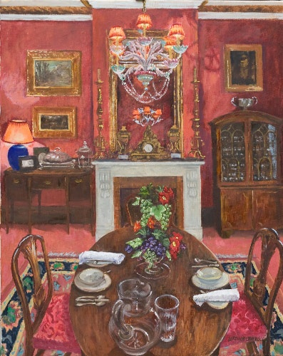 Beleura Red Dining Room